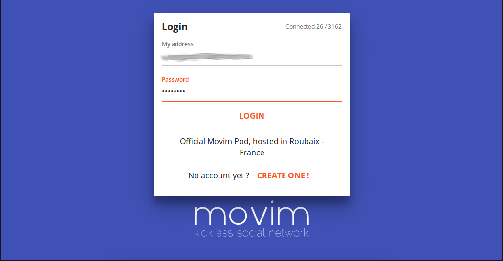 Movim Login